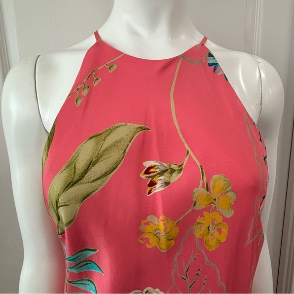 Vintage Silk Y2K Donna Morgan Floral Maxi Dress - Picture 11 of 11